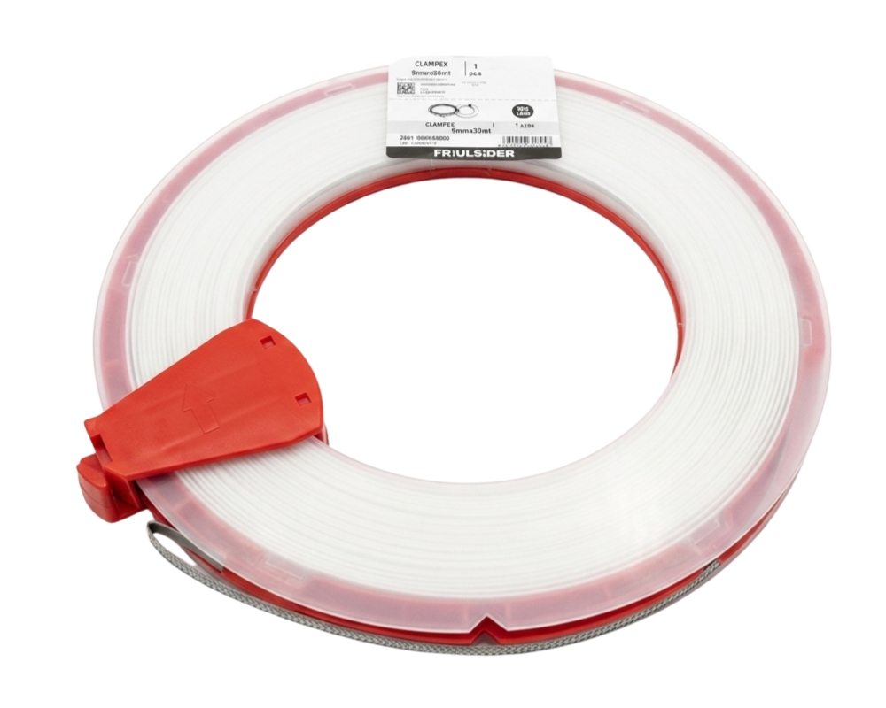 Hadicová objímka (FM-Clampex) W2/A2 9 mm, délka 30 m
